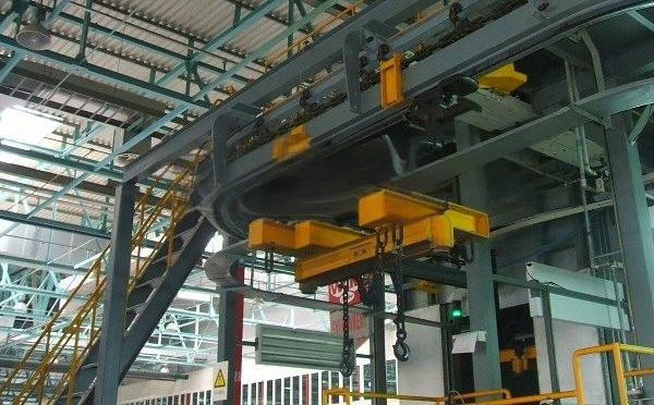 懸掛式輸送機又稱架空式輸送機