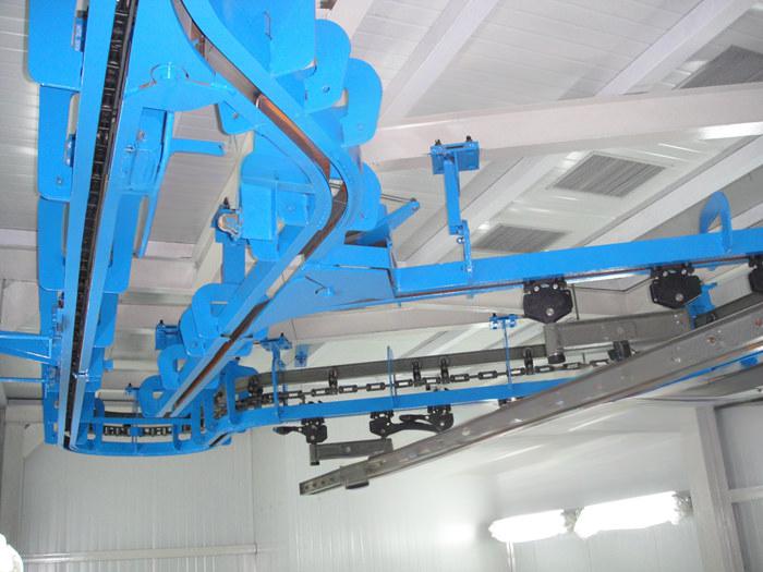 懸掛輸送機(jī)分為：普型懸掛輸送機(jī)、輕型懸掛輸送機(jī)、寬推桿積放式懸掛輸送機(jī)